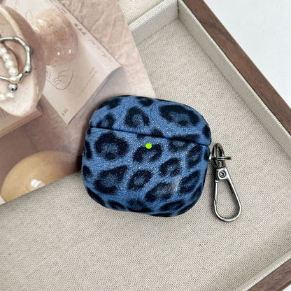 Faux Leopard Print Full Coverage Protective Case for AirPods 4, Premium Stylish Design, AirPods Case