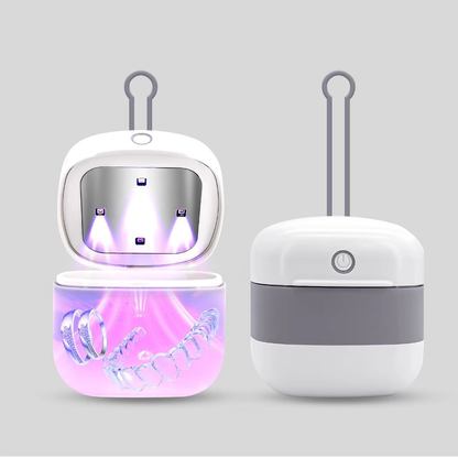 New pacifier sterilizer portable pacifier Bluetooth earphones UV disinfection storage box