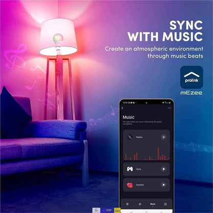 Prolink Smart LED Bulb (9W) – Wi-Fi & Bluetooth Smart Home Lighting