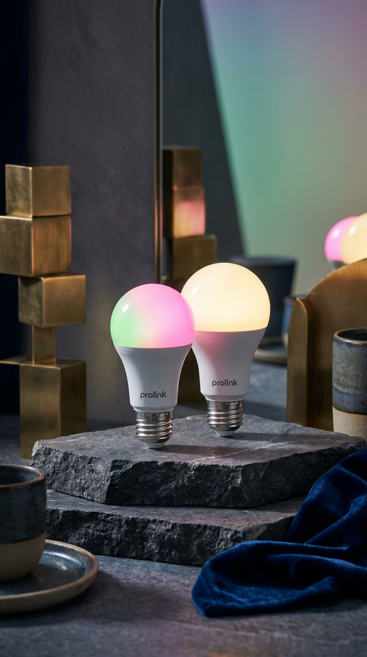 Prolink Smart LED Bulb (9W) – Wi-Fi & Bluetooth Smart Home Lighting
